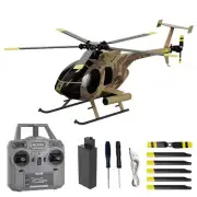 Remote Control Helicopter, 1:28 Scale MD500 Defender, 2.4G 6CH RTF RC Helicopter