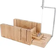 Soap Cutter with Wire Cutter, Wood Handmade Soap Molds for Soap Making, Single Wire Soap Cutters for Soap Making Loaf Slice, Wire Cheese Slicer for Making Soap Cake Cheese