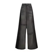 [Mm6 Maison Margiela] Mm6 Maison Margiela-Black Cotton Jeans-Donna 27 JEANS