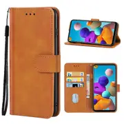 (New) For Samsung Galaxy A21s Leather Phone Case