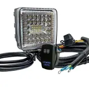 LED Work Light Wire Harness Roll Cage Bracket for Can-Am Utility Bed Cargo Rack
