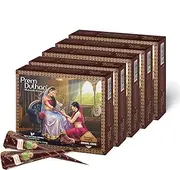 Prem Dulhan Bridal Cone For Wedding Hand Designing | Without Chemical | Long Lasting | for Men Women |of 12 Pcs of 35 GRM | Natural Mehandi Cone - 2100g (Pack of 5)