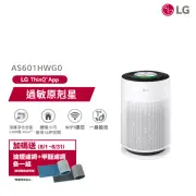 【LG 樂金】新革新超淨化大白抗敏空氣清淨機(CADR480/AS601HWG0/PuriCare)