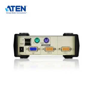 ATEN CS82U 2埠PS/2-USB VGA KVM多電腦切換器【預購】