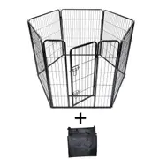 YES4PETS 6 Panels 100 cm Heavy Duty Pet Dog Cat Puppy Rabbit Exercise Playpen Fence Extension