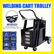 4-Drawer Welding Trolley Cart Welder MIG TIG ARC MMA Cutter Bench Tier Tool Box