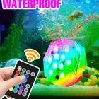 Battery Operated Underwater Lamp RGB Swimming Pool Light Wedding Party
