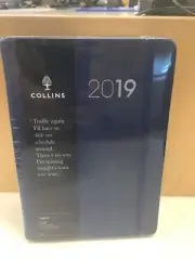 Collins Legacy Diary- A5 day to a page. - Navy Blue NEW in packaging