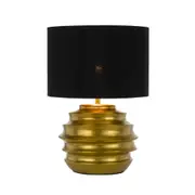 Ada Golden Spiral Ceramic Table Lamp