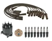 ACDelco Ignition Kit Distributor Rotor Cap Wire & Spark Plugs for Chevy GMC 7.4L