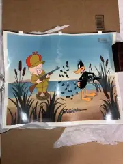 Daffy Duck And Elmer Fudd - FRIZ FRELENG ANIMATED CEL Masters Collection WB 1992