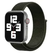 For Apple Watch Series 4,44-mm Case,Nylon Watch Band,Fastener,Army Green