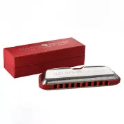 New HOHNER Golden Melody 10 Holes Performance Blues/Diaton Harmonicas C/A/G/Bb