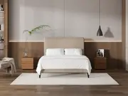 My Style Tapered Headboard & Slimline Base - Queen / Natural / Slimline Base