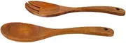 Salad Fork Spoon Wooden Spoon and Fork Set Salad Forks Home Use Kitchen Cooking Utensil