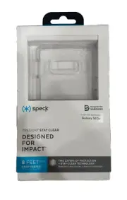 Speck PRESIDIO STAY CLEAR 8ft Drop Protection Case for Galaxy S10e Clear