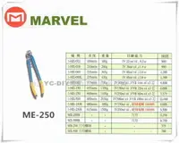 在飛比找樂天市場購物網優惠-【台北益昌】日本電工第一品牌 MARVEL 電纜剪 ME-2