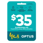 Optus $35 Prepaid Sim Card Starter Kit Pack