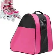 Skating Bag for Ice Skates - Ice Skate Organizer 3-Layer Roller Skating Bag | Waterproof Large Capacity Storage Box Organizer, Skating Accessories for Ice Skates & Inline Skates