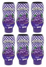 Smucker’s Grape Jelly Squeeze Pack - 6 x 20oz - Easy Dispense, No-Mess