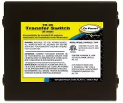 Go Power! TS-30 30 Amp Automatic Transfer Switch , Black