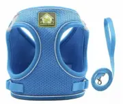 Pet Puppy Harness Breathable Mesh And Leash Set Vest Chest Strap-Cat/Dog-Small