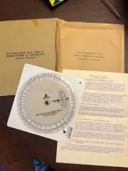 Nautical Slide Rule FNS-3 - WEEMS System of Navigation - Sleeve & Instructions