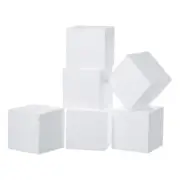 4x4x4inch Square Foam Blocks 6 Pack Polystyrene Foam Cubes for Craft Arts Sch...