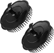 Baluue 2pcs Ergonomic Scalp Massager and Shampoo Brush Multi-use Shower Scrubber for Deep Cleaning and Massaging Hair Scalp Lightweight Bath Brush for Daily Use