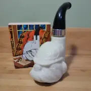 VINTAGE Wild Country After Shave PIPE DECANTER SHERLOCK HOMLES BULLDOG NIB