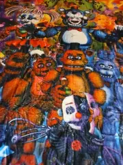 Five Nights At Freddy's Fleece Throw Blanket Comfy Soft Kids 60x50 New