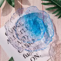 在飛比找ETMall東森購物網優惠-日式佐佐木同款水晶玻璃盤北歐輕奢餐具創意水果盤家用甜品盤子