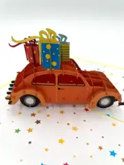Vroom Vroom Surprise: Happy Birthday Car-tastic Pop-Up Card