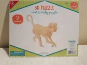 Toysmith 3D Wooden Puzzle Easy to Assemble Monkey New In Package