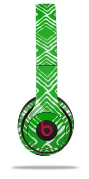 Skin Wrap for Beats Solo Wireless 2 3 4 Wavey Green SKIN ONLY