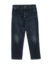 Versace Kids Logo-Embroidered Straight-Leg Slim-Fit Jeans 8Y,12,14Y,10Y Black