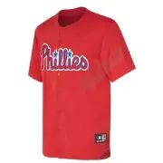 NEW Philadelphia Phillies Wordmark Replica MLB Baseball Mens Jersey by Majestic
