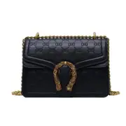 European Retro Fashion Ladies Square bag New Quality Matte PU Leather Women's Handbag Chain Tote Shoulder Messenger Bags
