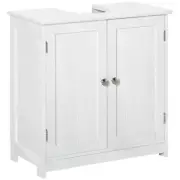 Kleankin Under-Sink Organiser: Space-Saving Storage with Adjustable Shelf, Handl