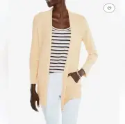 NIC + ZOE Yellow Sundance Cardigan Medium *Flaw NWT