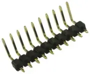 Header 1 Row R/Angle 10Way Connectors PC Board, Pack Of 10 - MC34755
