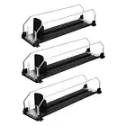 Self Pushing Dispenser Beverage Tray Drink Organizer Pusher for Refrigerator