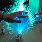 LED Multi Colour Changing Fibre Optic Fountain Night Home Light Lamp Gift Deko