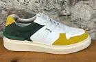 SKECHERS MARK NASON RECORD 2.0-KIERAN 210764 WHITE/GREEN/MUSTARD MENS NEW IN BOX