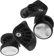 [GAROZATION] 1 Pair Travel Suitcase Wheel Replacement of Swivel Caster Wheels for Luggage Smooth Sturdy Design Rotation for Effortless Travel Use
