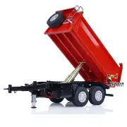 LESU 1/14 RC Painted Assembled Hydraulic 2-Axle Self-dumping Full Trailer Model