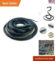 Exclusive US Brand 50-Inch Rubber Snake - Scare and Delight with Authenticity