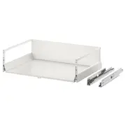 EXCEPTIONELL drawer, high with push to open, white, 80x60 cm