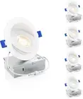 4 Pack 4 Inch 5CCT LED Gimbal Led Recessed Light with Junction Box, 360°+90° Adj