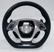 GM Flat Bottom Suede Competition Steering Wheel For 2016-17 Chevy Corvette